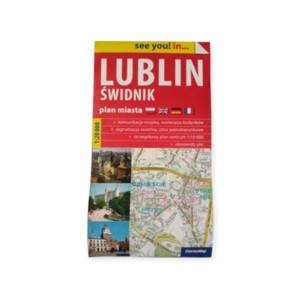 Mapa Lublin Świdnik plan miasta 1:20 000