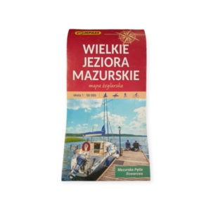 Mapa Wielkie Jeziora Mazurskie mapa żeglarska 1:50 000