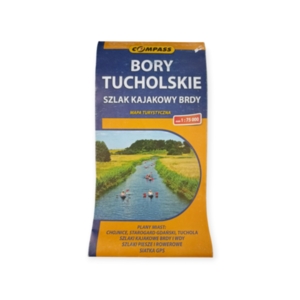 Mapa Bory Tucholskie szlak kajakowy Brdy 1:75 000