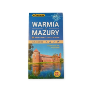 Mapa Warmia i Mazury 1:225 000