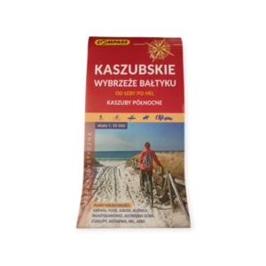 Mapa Kaszubskie Wybrzeże Bałtyku od Łeby po Hel Kaszuby Północne 1:55 000