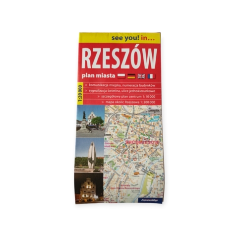 Mapa Rzeszów plan miasta 1:20 000