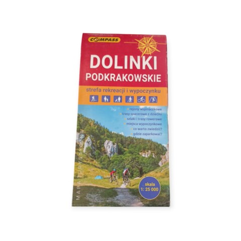 Mapa Dolinki Podkrakowskie 1:25 000