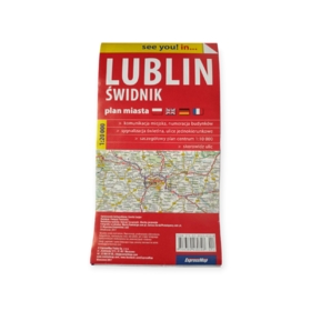 Mapa Lublin Świdnik plan miasta 1:20 000